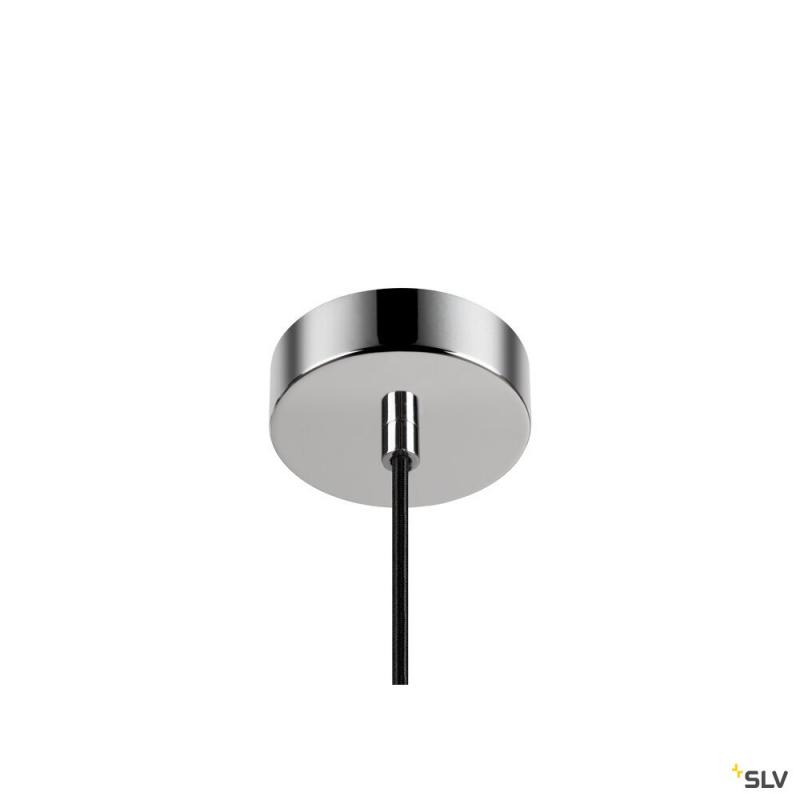 SLV 1008116 VARYT, Pendelleuchte, E14, Pendellänge 150 cm, 1x max. 6 W, chrom