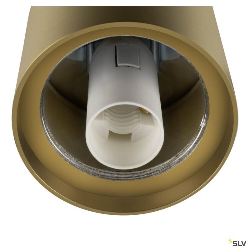 SLV 1008117 VARYT, Pendelleuchte, E14, Pendellänge 150 cm, 1x max. 6 W, messing