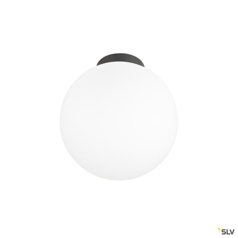 SLV 1008127 SUN 30, Deckenaufbauleuchte, rund, 1x max. 60 W, E27, schwarz