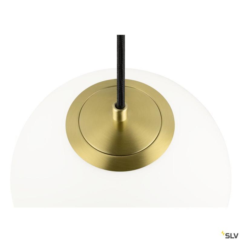 SLV 1008138 SUN 20, Pendelleuchte, E27, offenes Kabelende, 1x max. 40 W, matt gold