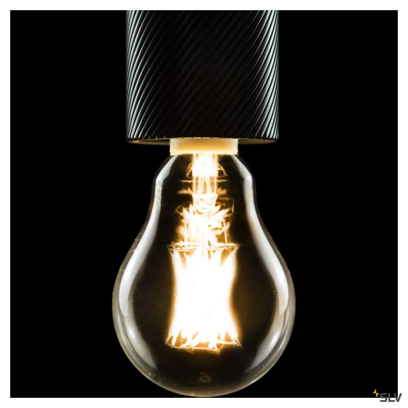 SLV 1008154 LED A60 Crossed Filament, LED-Leuchtmittel, GU10, PHASE, 5 W, 2200 K