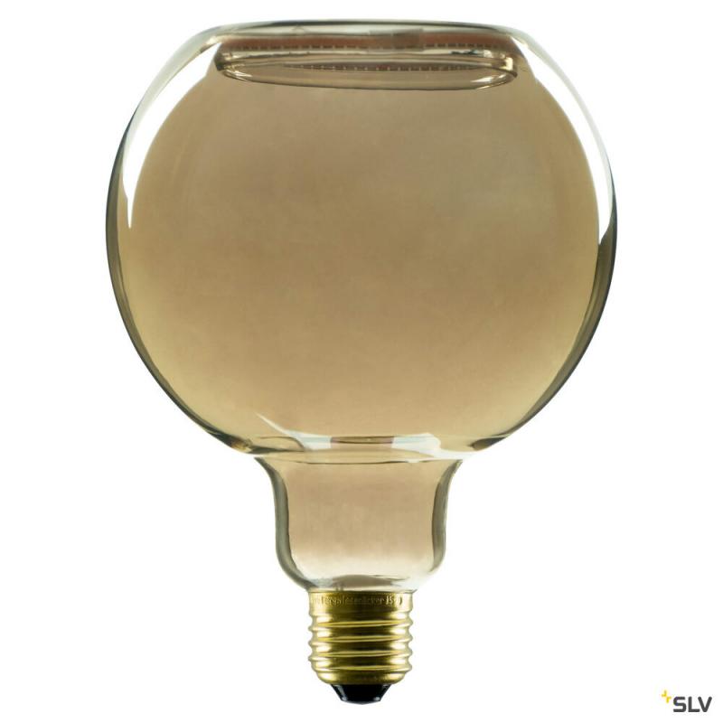 SLV 1008155 LED Floating Globe 125, LED-Leuchtmittel, smokey black, E27, PHASE, 6 W, 1900 K