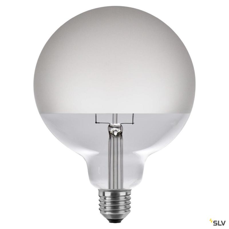 SLV 1008157 LED Globe 125 Half Moon, LED-Leuchtmittel, E27, PHASE, 7 W, 2700 K