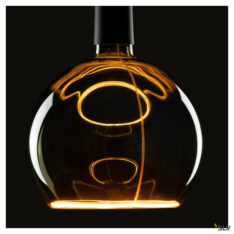 SLV 1008164 LED Floating Globe 200, LED-Leuchtmittel, smokey black, E27, PHASE, 6 W, 1900 K