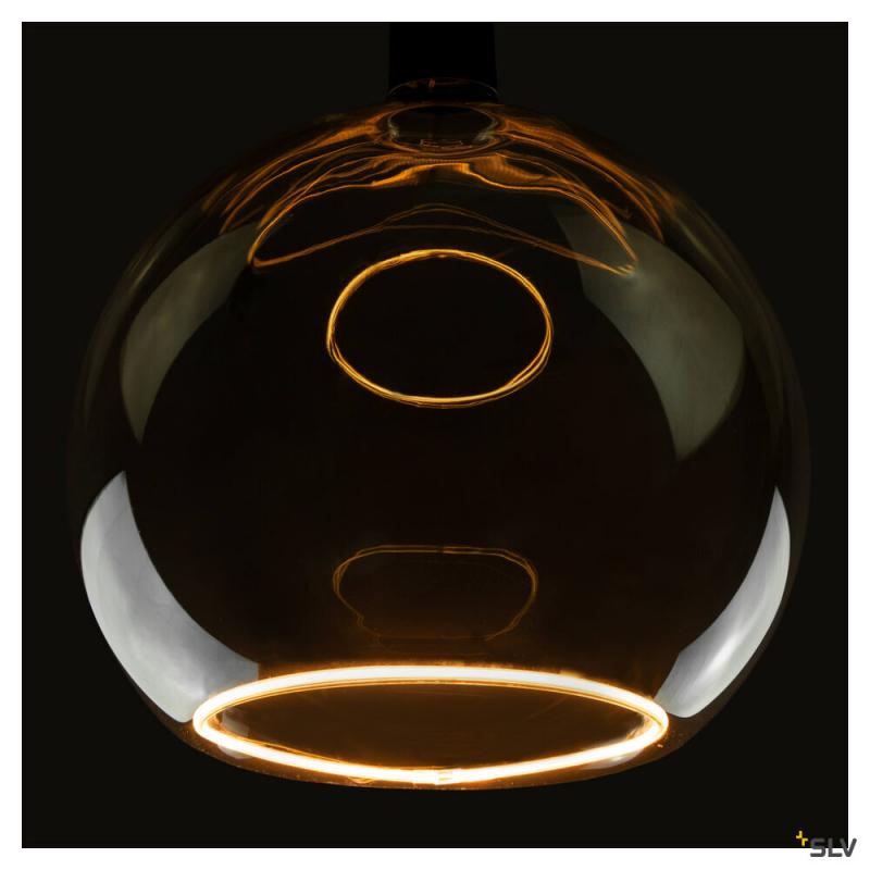 SLV 1008165 LED Floating Globe 300, LED-Leuchtmittel, smokey black, E27, PHASE, 8 W, 1900 K
