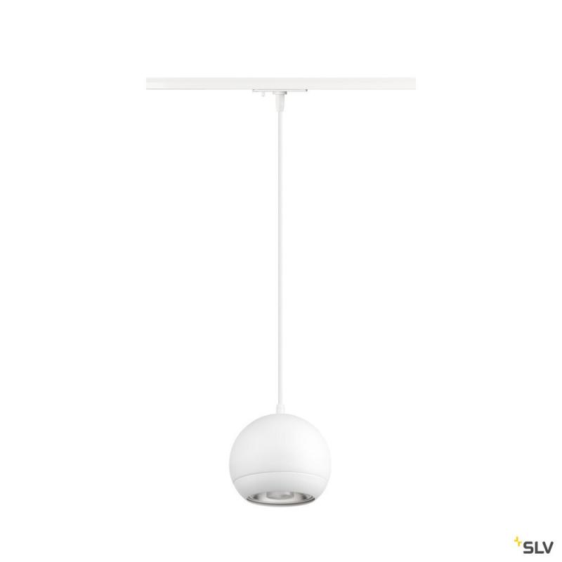 SLV 1008175 LIGHT EYE® 150, 1~ Pendelleuchte, GU10, Pendellänge 150 cm, 1x max. 13 W, matt weiß