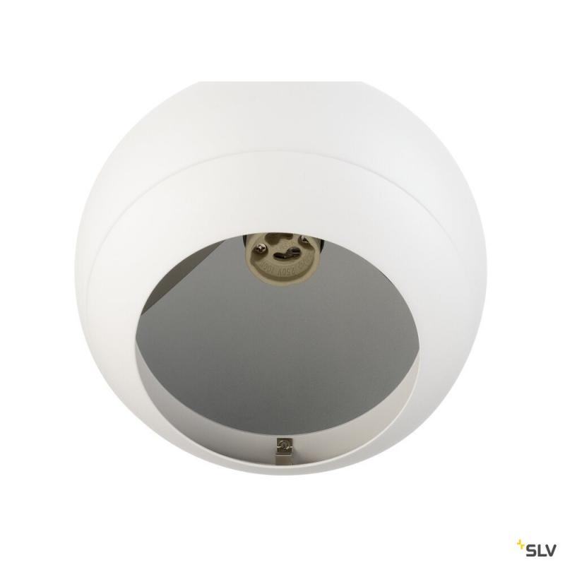 SLV 1008177 LIGHT EYE® 150, 3~ Pendelleuchte, GU10, Pendellänge 150 cm, 1x max. 13 W, matt weiß
