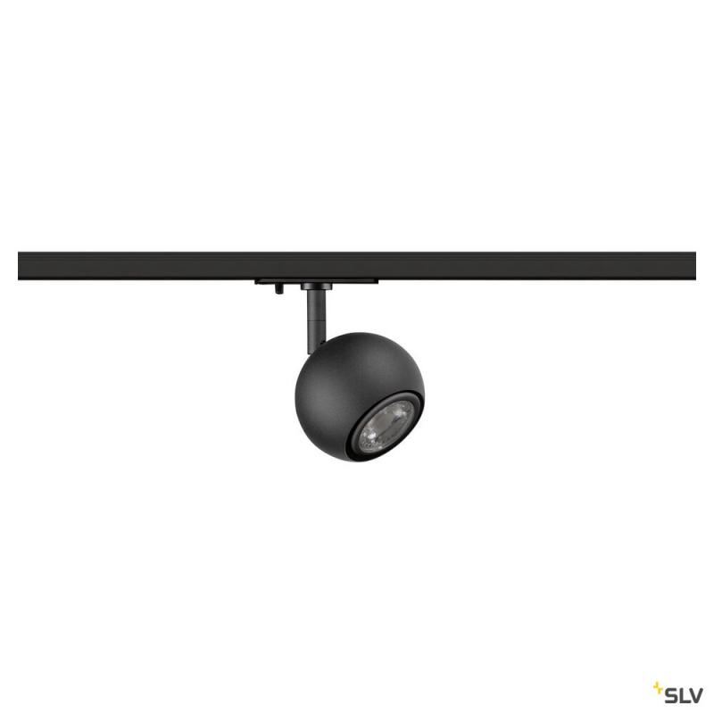 SLV 1008180 LIGHT EYE® 90, 1~ Spot, rund, GU10, 1x max. 6 W, matt schwarz