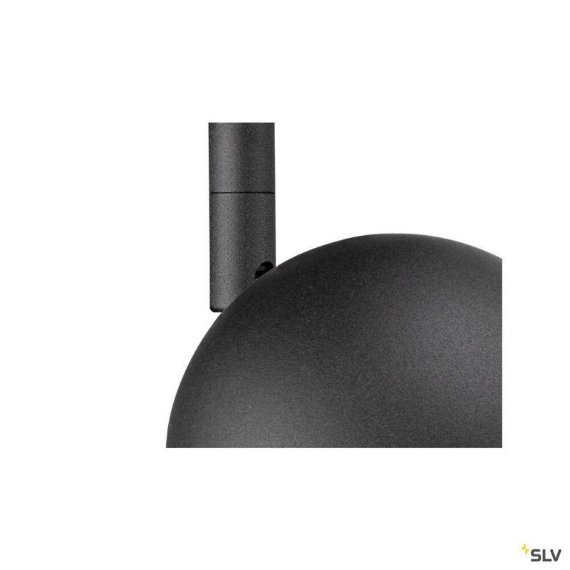 SLV 1008180 LIGHT EYE® 90, 1~ Spot, rund, GU10, 1x max. 6 W, matt schwarz