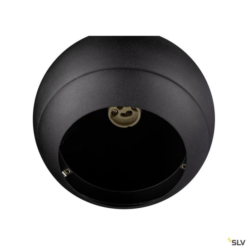 SLV 1008184 LIGHT EYE ® 150, 3~ Spot, rund, GU10, 1x max. 13 W, matt schwarz