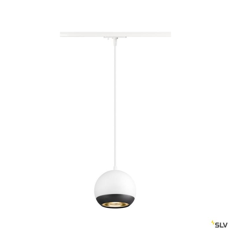 SLV 1008175 LIGHT EYE® 150, 1~ Pendelleuchte, GU10, Pendellänge 150 cm, 1x max. 13 W, matt weiß