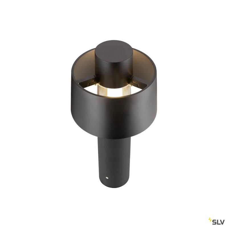 SLV 1008195 PHOTONI CYL POLE 45, Stehleuchte, E27, 1x max. 13 W, schwarz
