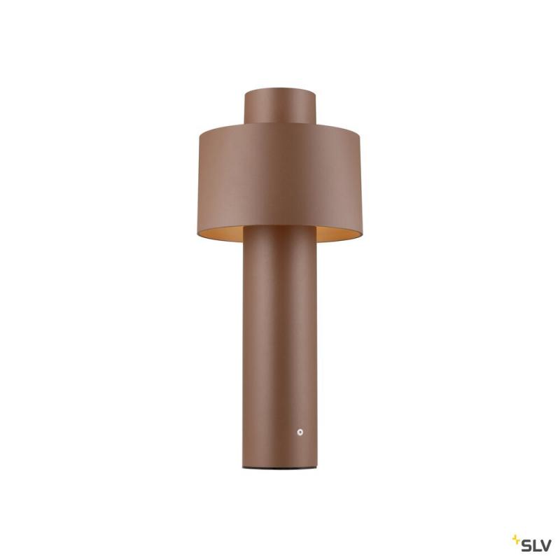 SLV 1008196 PHOTONI CYL POLE 45, Stehleuchte, E27, 1x max. 13 W, rost