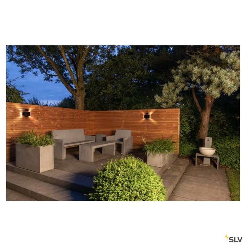 SLV 1008197 PHOTONI CYL, Wandaufbauleuchte, zylindrisch, 1x max. 13 W, E27, schwarz