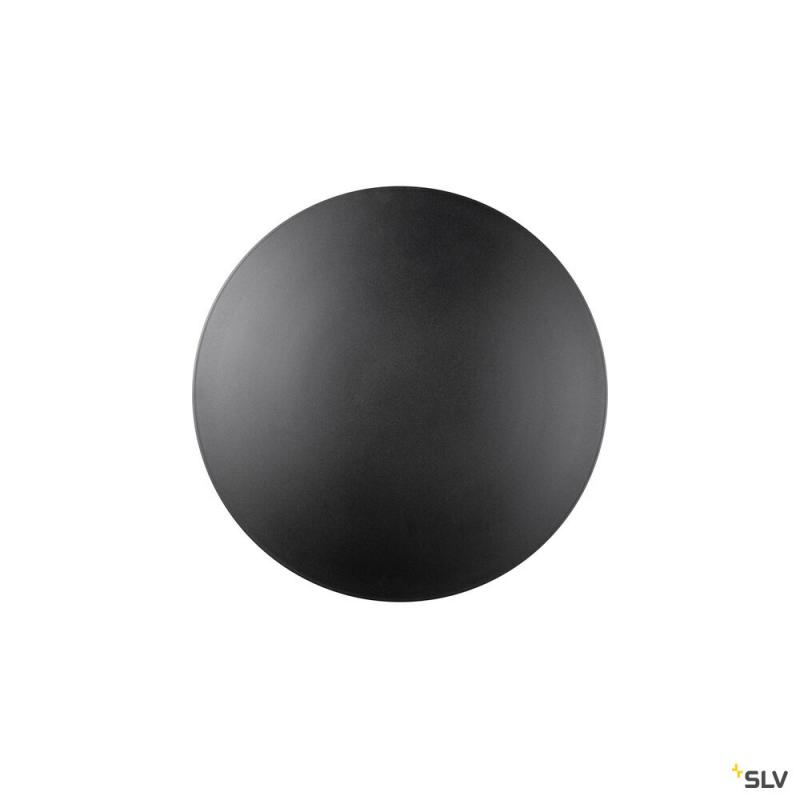 SLV 1008202 MANA 60 Leuchtenschirm, rund, H: 4.2 cm, schwarz