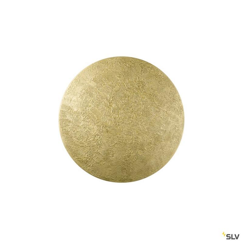 SLV 1008206 MANA 60 Leuchtenschirm, rund, moon structure, H: 4.2 cm, gold