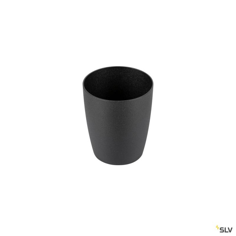 SLV 1008224 PURI 2.0 Dome, Leuchtenschirm, H: 6.5 cm, schwarz