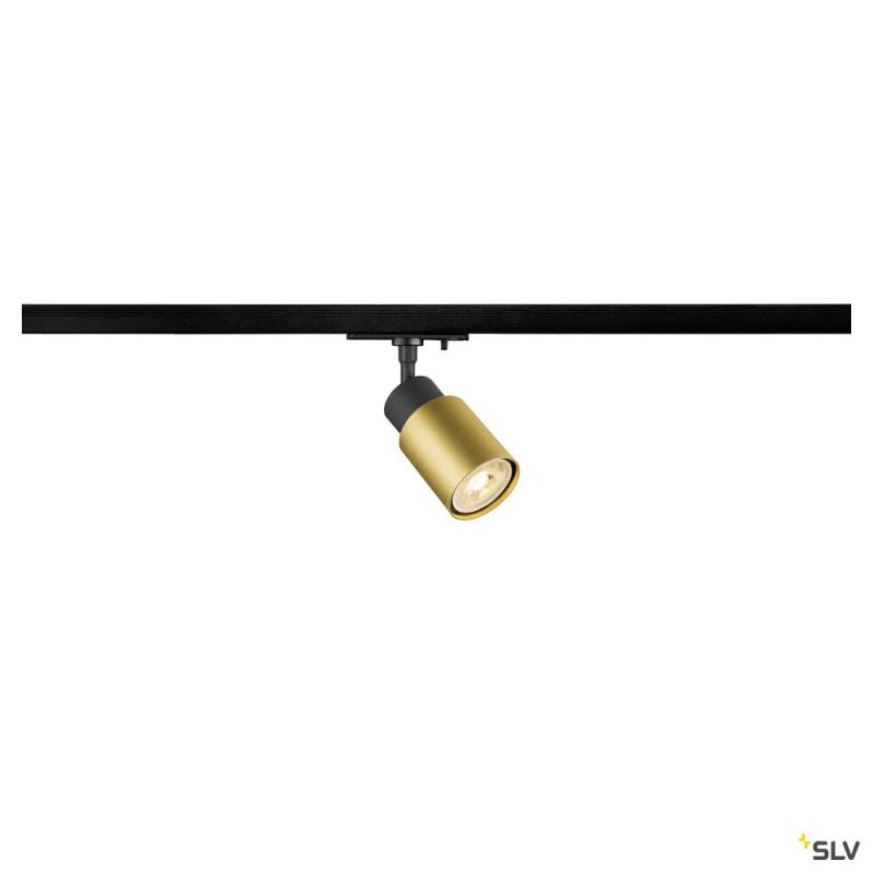 SLV 1008243 PURI 2.0 Tube, 1~ Spot, GU10, 1x max. 6 W, schwarz / gold