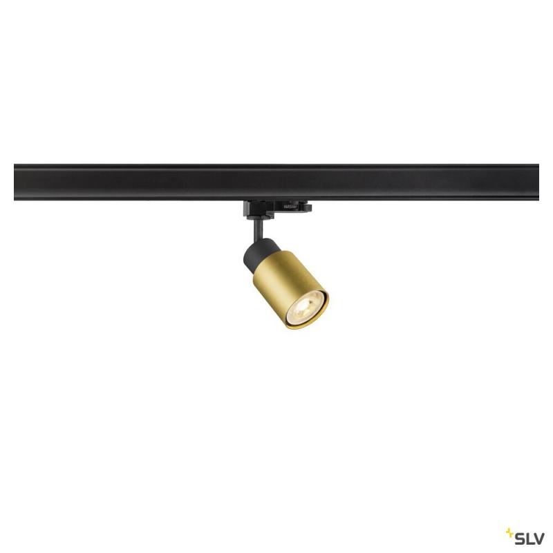 SLV 1008267 PURI 2.0 Tube, 3~ Spot, GU10, 1x max. 6 W, schwarz / gold