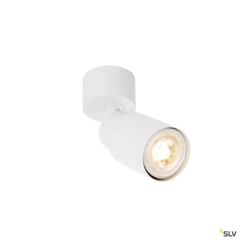 SLV 1008286 PURI 2.0 Tube, Wand- und Deckenaufbauleuchte, 1x max. 6 W GU10, weiß