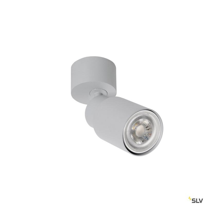 SLV 1008287 PURI 2.0 Tube, Wand- und Deckenaufbauleuchte, 1x max. 6 W GU10, grau