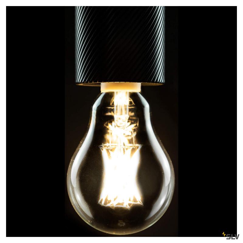 SLV 1008375 LED A60 Crossed Filament, LED-Leuchtmittel, GU10, PHASE, 6,5 W, 2700 K