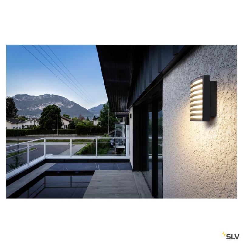 SLV 1008384 RASTERLYS WL, Wandaufbauleuchte, rechteckig, 2700/3000 K, 14 W, PHASE, 70°, anthrazit