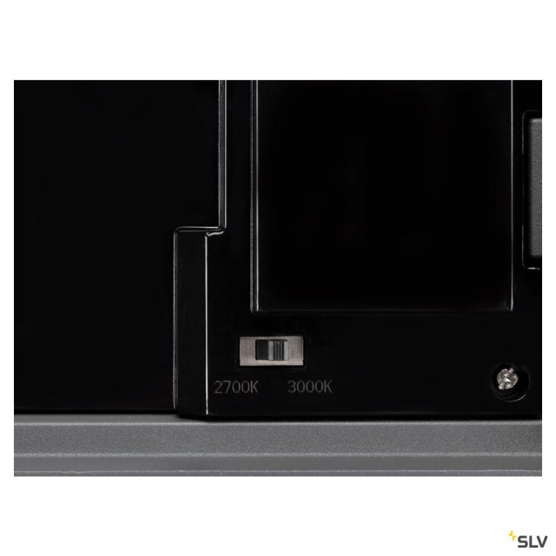 SLV 1008384 RASTERLYS WL, Wandaufbauleuchte, rechteckig, 2700/3000 K, 14 W, PHASE, 70°, anthrazit