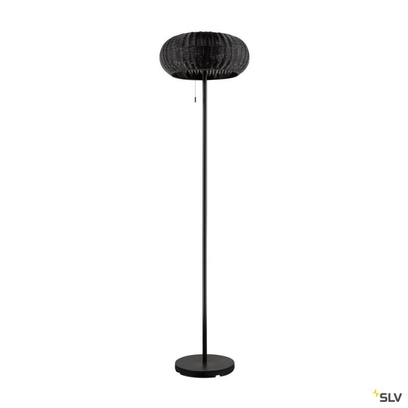 SLV 1008386 ADEGAN, Outdoor Stehleuchte, Solar, 2200 K, IP65, schwarz