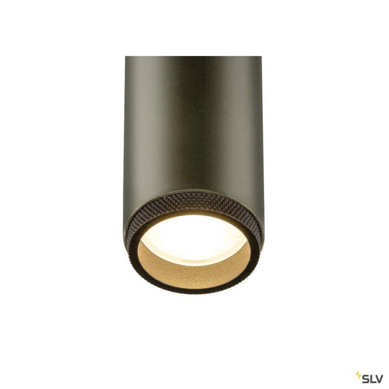 SLV 1008428 GRIP! M, 1~ Spot, zylindrisch, 3000 K, 20 W, PHASE, 42°, bronze / schwarz