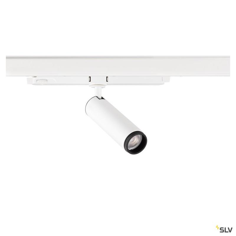 SLV 1008437 GRIP! M, 3~ Spot, zylindrisch, 3000 K, 20 W, DALI, Touch, 42°, weiß / schwarz
