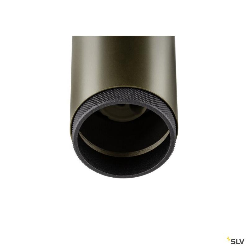 SLV 1008450 GRIP! L, 1~ Spot, zylindrisch, GU10, 1x max. 6 W, bronze / schwarz