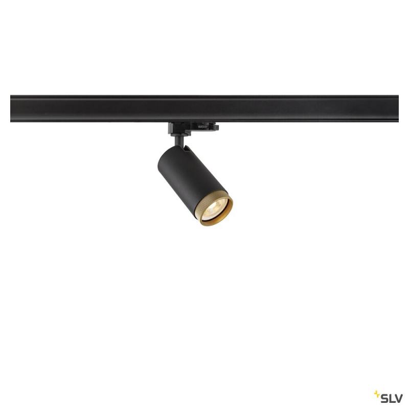 SLV 1008453 GRIP! L, 3~ Spot, zylindrisch, GU10, 1x max. 6 W, schwarz / gold