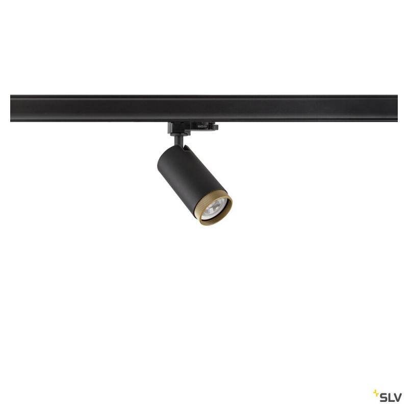 SLV 1008453 GRIP! L, 3~ Spot, zylindrisch, GU10, 1x max. 6 W, schwarz / gold