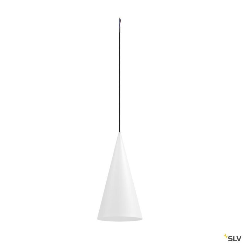 SLV 1008501 MAGICO 20, Pendelleuchte, E27, Pendellänge 180 cm, 1x max. 10 W, matt weiß