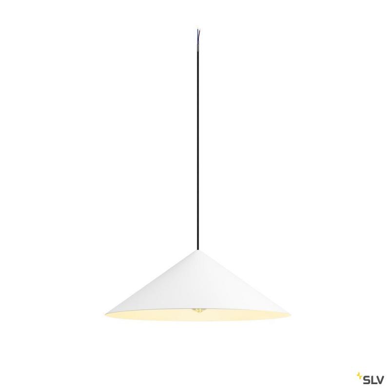 SLV 1008506 MAGICO 55, Pendelleuchte, E27, Pendellänge 180 cm, 1x max. 10 W, matt weiß