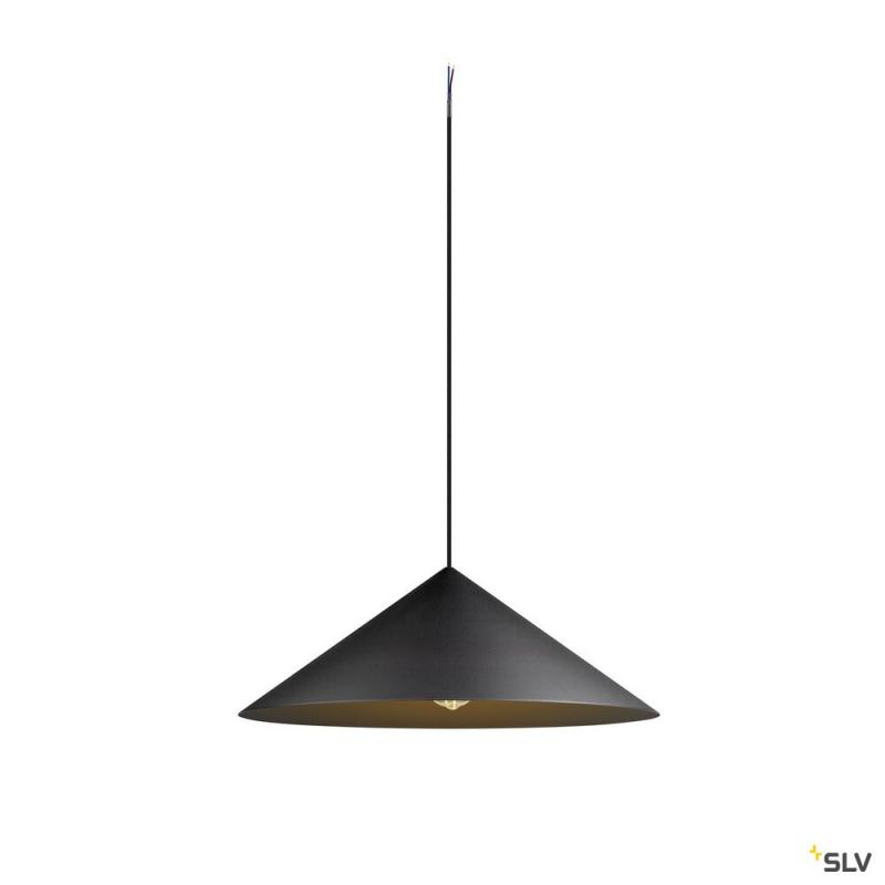 SLV 1008507 MAGICO 55, Pendelleuchte, E27, Pendellänge 180 cm, 1x max. 10 W, matt schwarz