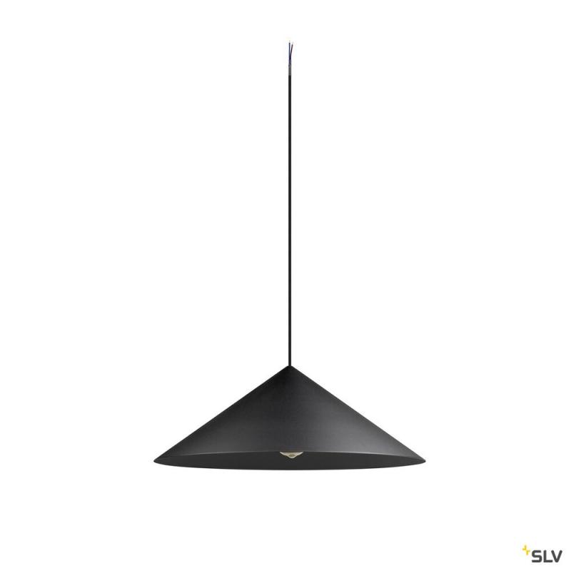 SLV 1008507 MAGICO 55, Pendelleuchte, E27, Pendellänge 180 cm, 1x max. 10 W, matt schwarz