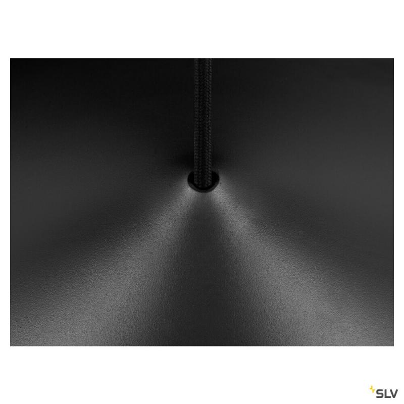 SLV 1008507 MAGICO 55, Pendelleuchte, E27, Pendellänge 180 cm, 1x max. 10 W, matt schwarz