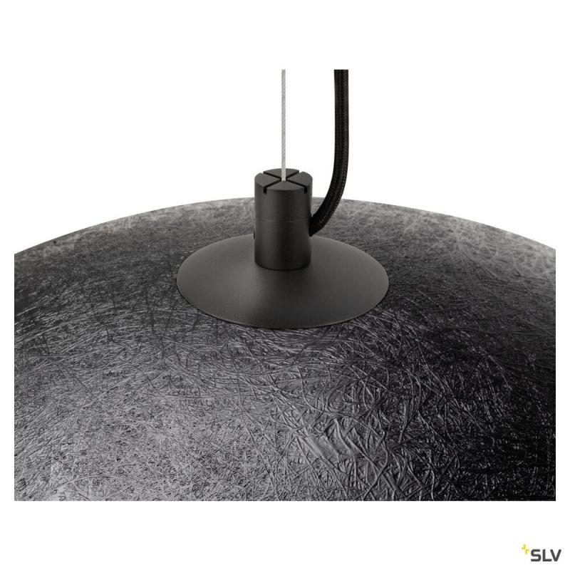 SLV 1008538 FORCHINI 70, Pendelleuchte, E27, Pendellänge 150 cm, 1x max. 40 W, matt schwarz / matt gold