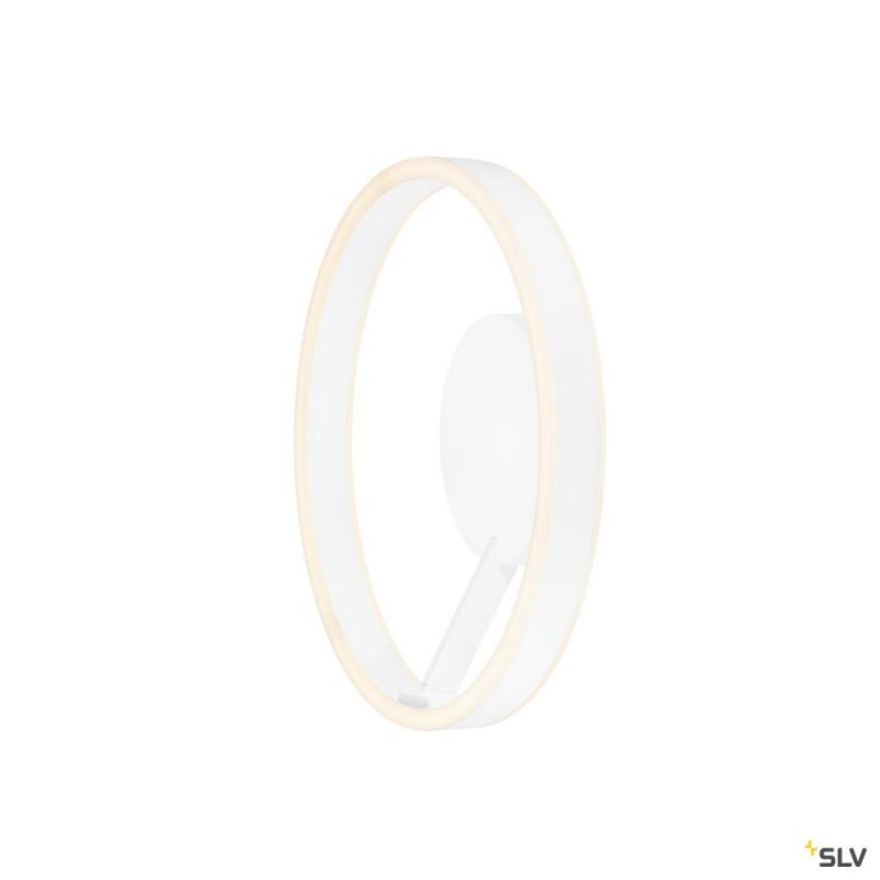 SLV 1008552 ONE, Wand- und Deckenaufbauleuchte, rund, 2700/3000 K, 14 W, DALI, Touch, 130°, weiß