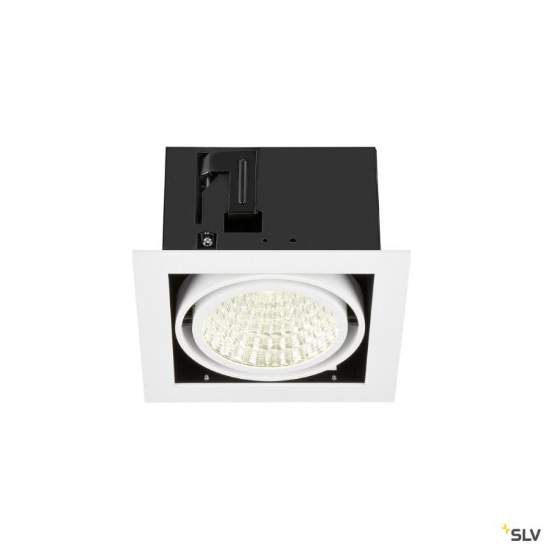 SLV 1008569 KADUX, Deckeneinbauleuchte, single, 4000 K, DALI 2, Touch, 30°, weiß