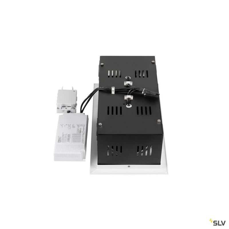 SLV 1008573 KADUX, Deckeneinbauleuchte, double, 4000 K, DALI 2, Touch, 30°, weiß