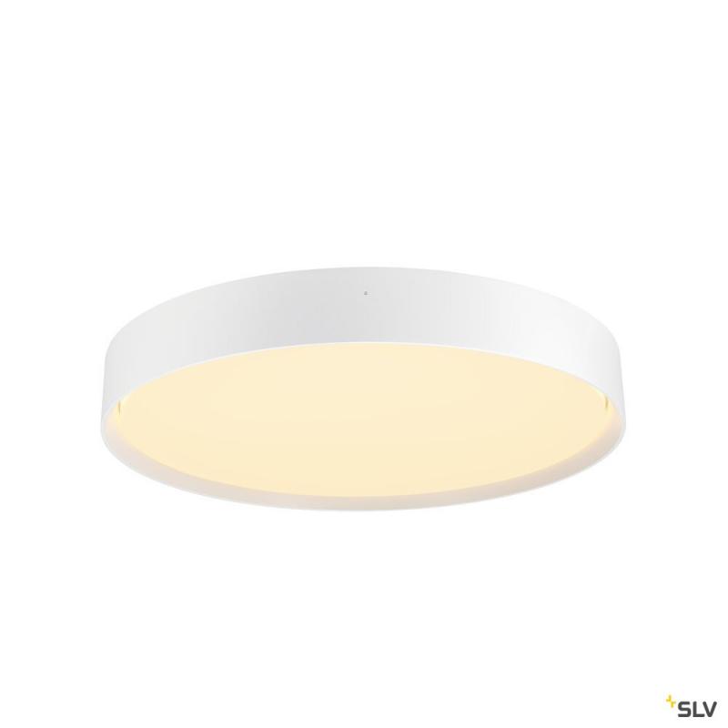 SLV 1008581 DECONA 42, Deckenaufbauleuchte, rund, 2700/3000 K, 23 W, PHASE, weiß