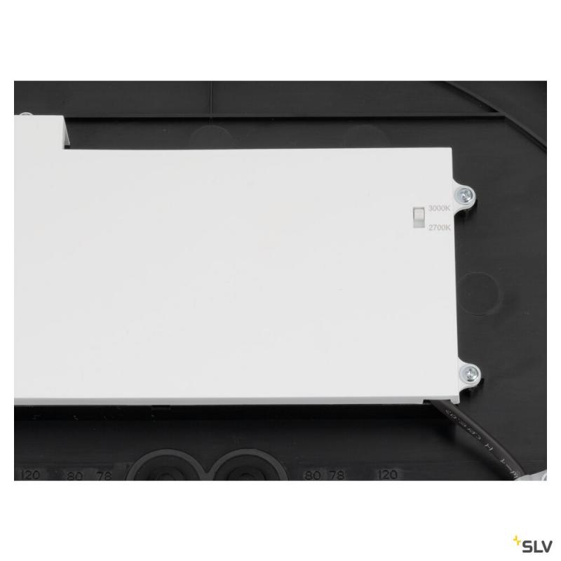 SLV 1008582 DECONA 42, Deckenaufbauleuchte, rund, 2700/3000 K, 23 W, PHASE, schwarz