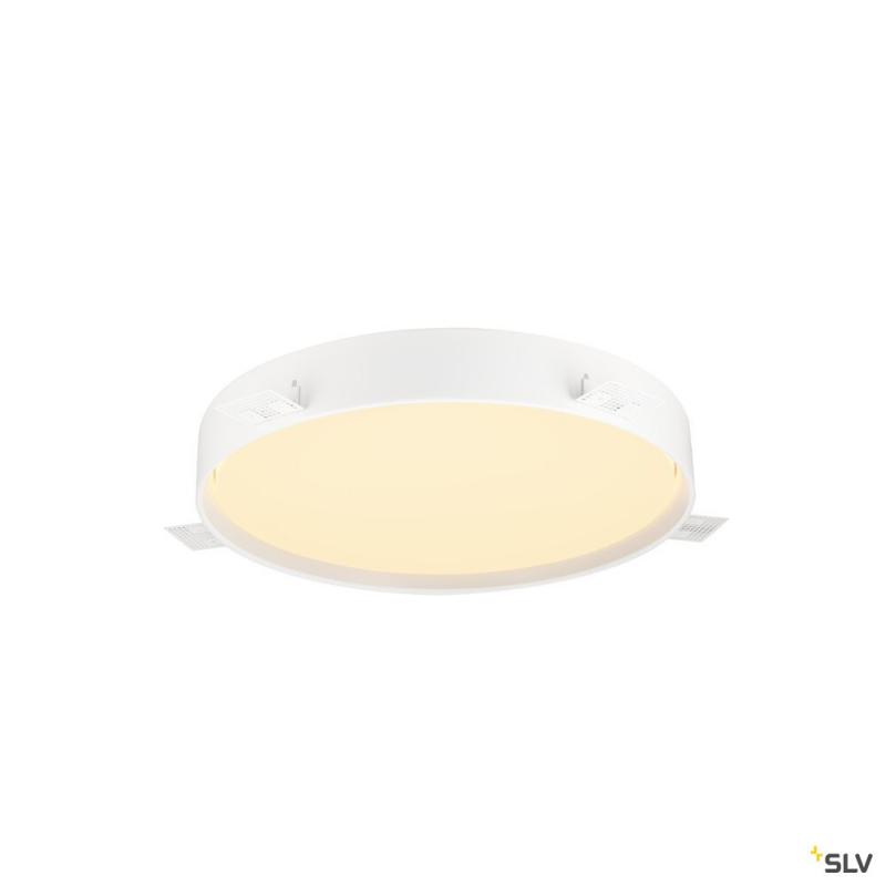 SLV 1008586 DECONA, Einbaurahmen, Ø43.3 cm, weiß