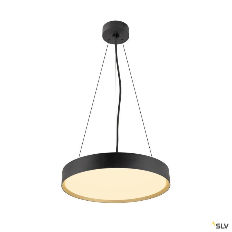 SLV 1008587 DECONA, Abhängeset, Pendellänge 150 cm, schwarz