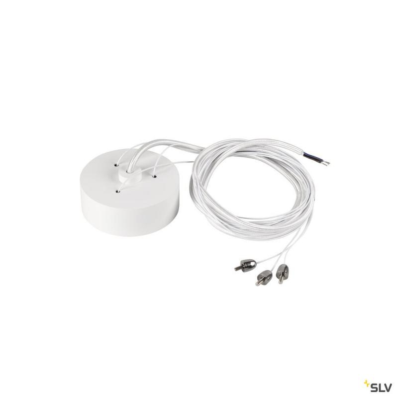 SLV 1008588 DECONA, Abhängeset, Pendellänge 150 cm, weiß