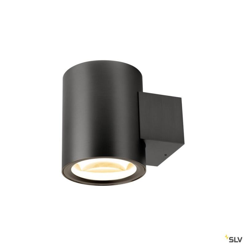 SLV 1008612 OCULUS, Wandaufbauleuchte, rund, 2000-3000 K, 15 W, Dim-to-Warm, PHASE, 100°, dunkel bronze