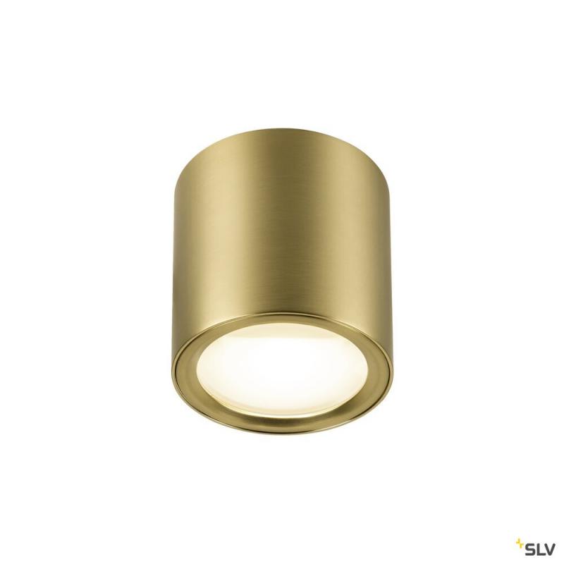 SLV 1008619 OCULUS, Deckenaufbauleuchte, rund, 2000-3000 K, 11 W, Dim-to-Warm, PHASE, 100°, messing